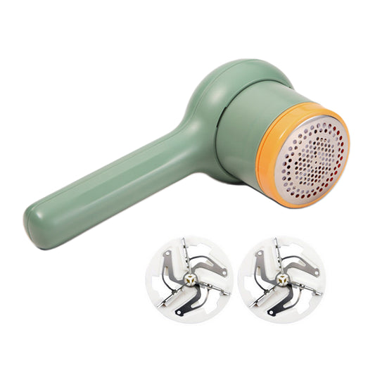 Electric Clothes Lint Remover Fabric Shaver with 2Pcs Replacement Blades