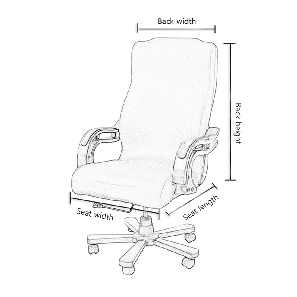 2 X Office Chair Cover Computer Chair Slipcover M