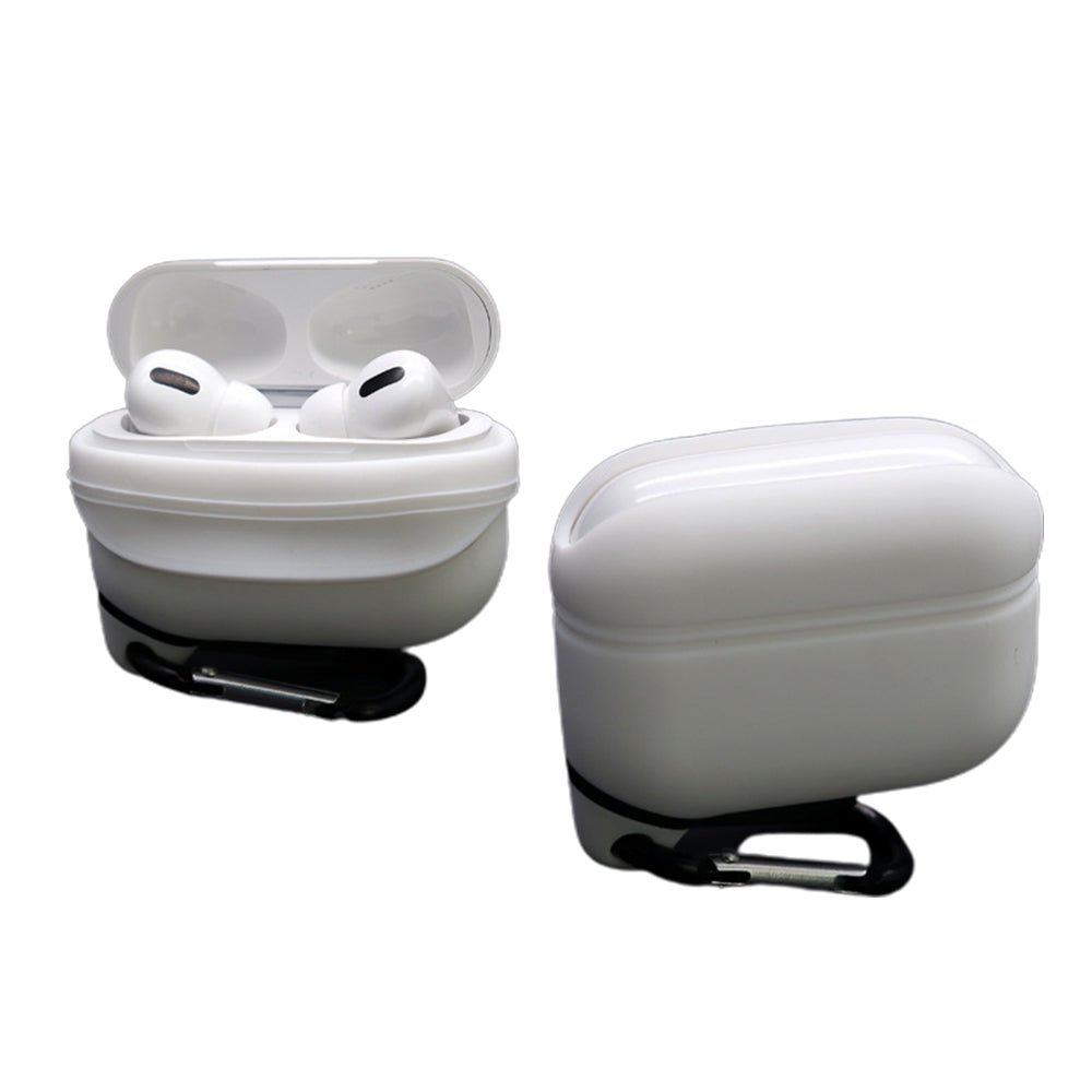 2X Water Resistant Wireless Earphone Protective Cover for Apple Airpods Pro Black White