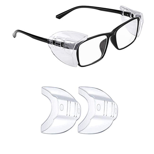 5 Pairs Eye Glasses Side Shields Slip on Clear Side Shields S Size
