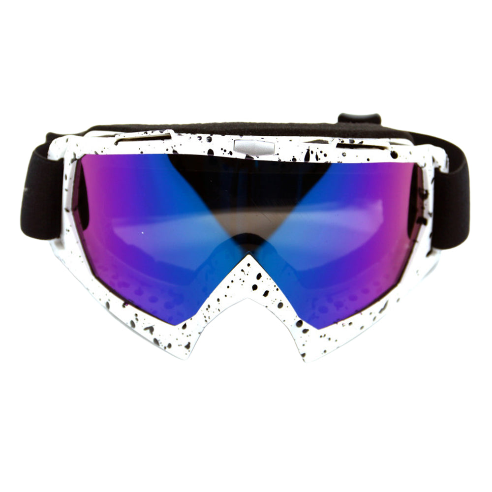 2X Ski Goggles Snowboard Goggles Ski Glasses for Adult Black White Dots