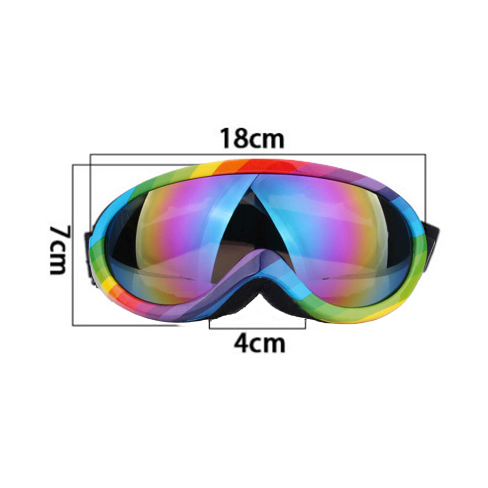2X Ski Goggles Snowboard Goggles Ski Glasses for Adult Balck Multicolor