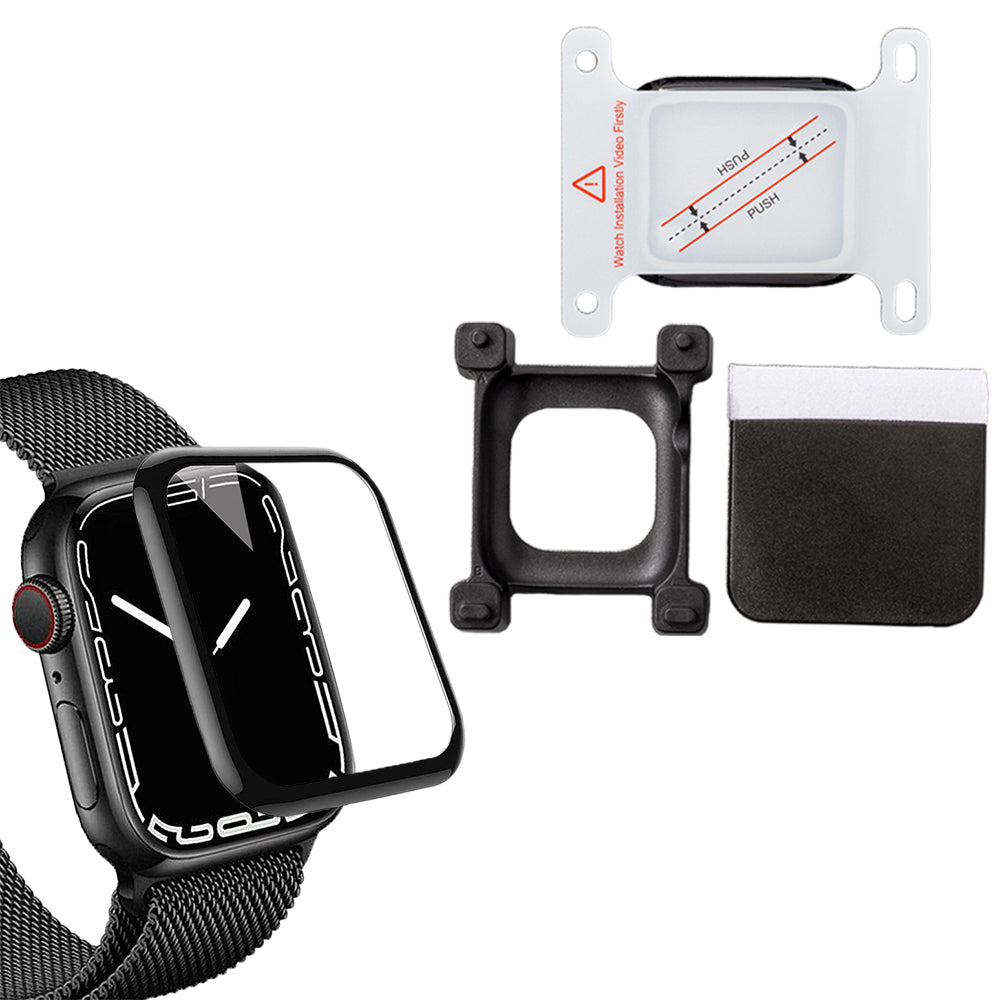 5X Smart Watch Screen Protector Film Easy Install Tool for iWatch 40mm
