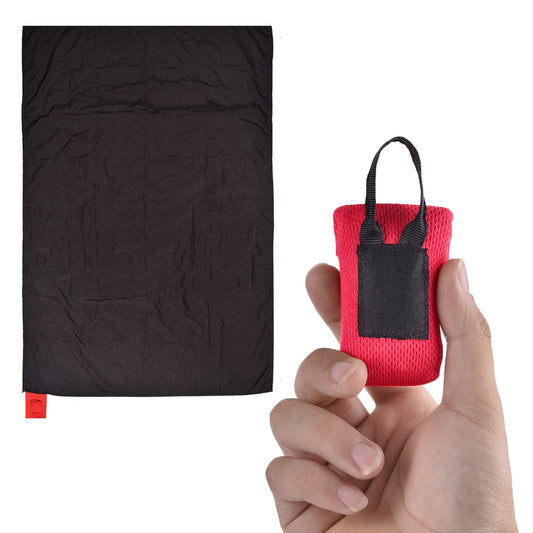 2Pcs 70x110cm Water Resistant Pocket Picnic Mat Camping Blanket Blue Red