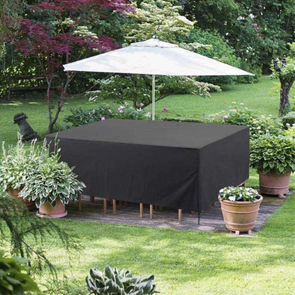 123x61x72cm Water Resistant Patio Table Cover Chair Cover