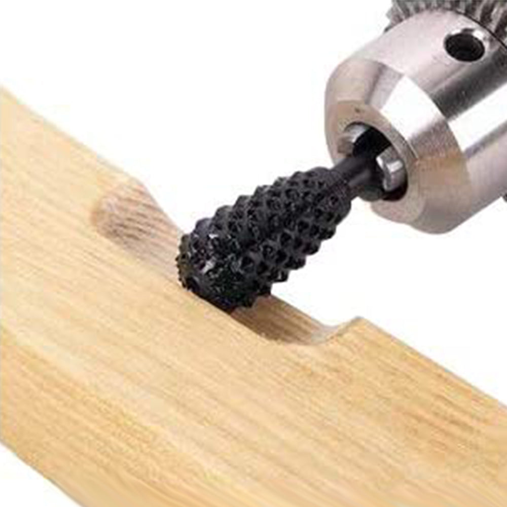 Set of 5Pcs Woodworking Rotary Cutting Burr Wood Carving Bits