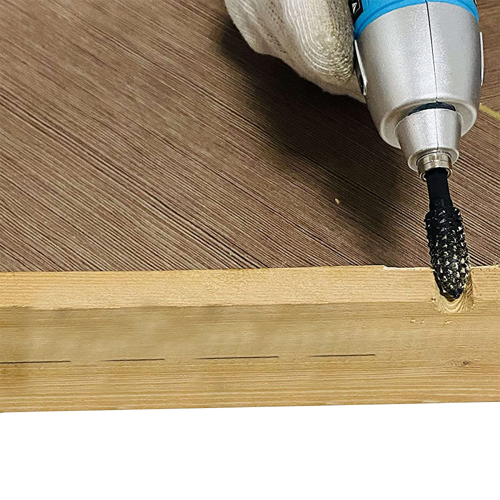 Set of 10Pcs Woodworking Rotary Cutting Burr Wood Carving Bits