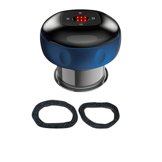 1X Electric Cupping Therapy Massager USB Scraping Massager Blue