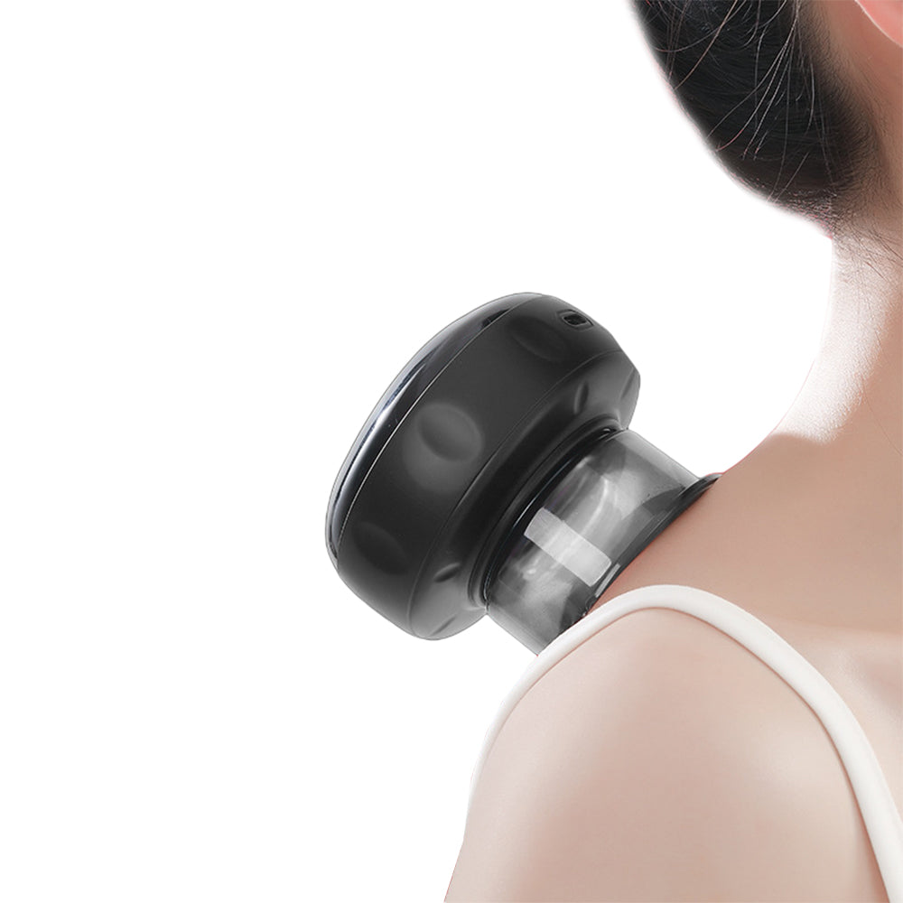 2X Electric Cupping Therapy Massager USB Scraping Massager Black Red