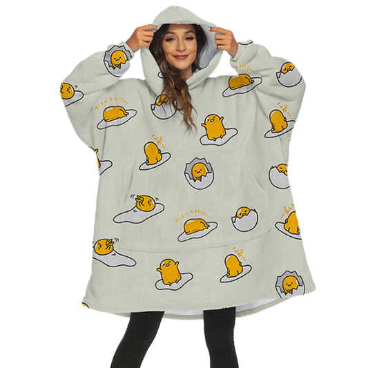 Sherpa Blanket Hoodie Blanket Style 1