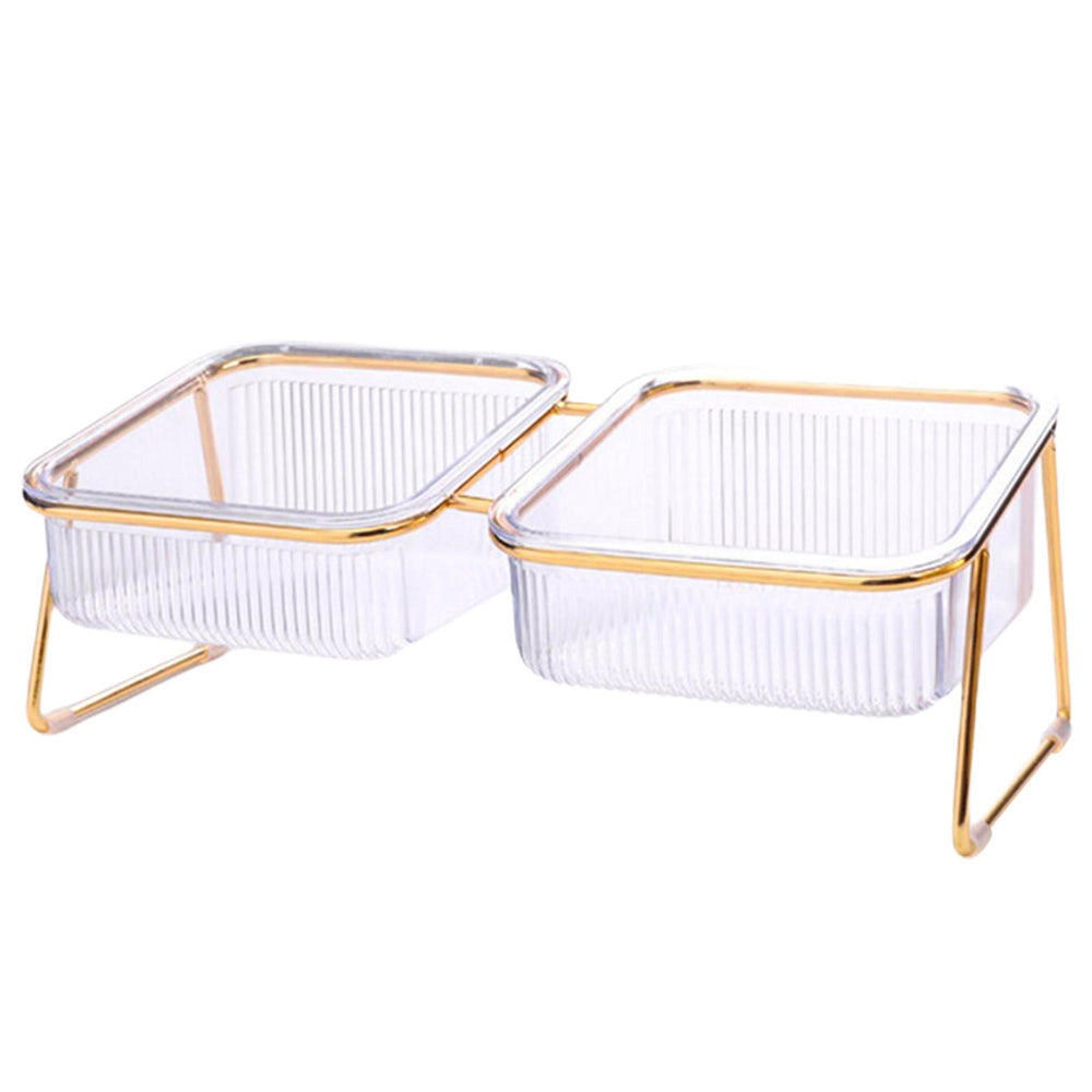 Pet Elevated Feeder Bowl Double Bowl