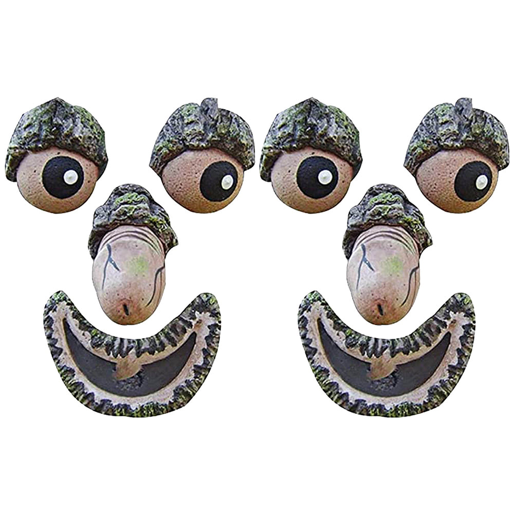 2X Tree Face Decor Tree Hugger Sculpture