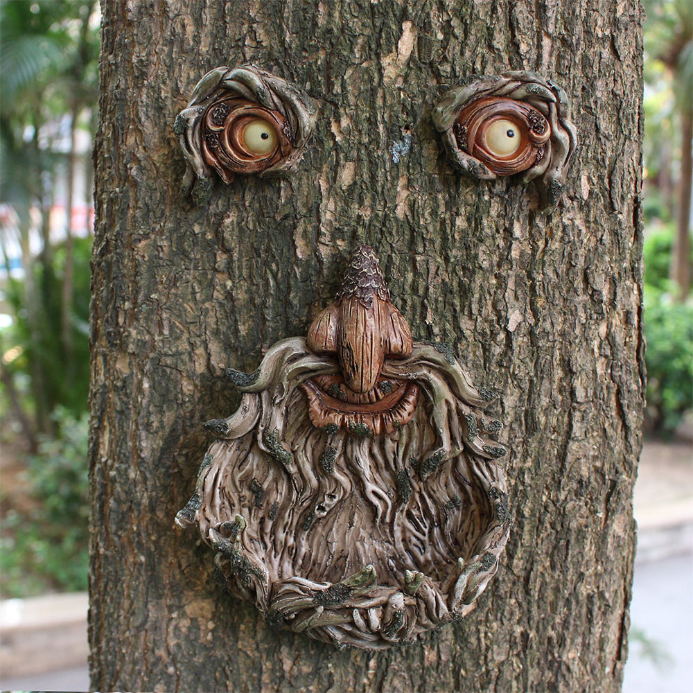 Luminous Tree Face Bird Feeder Style 2