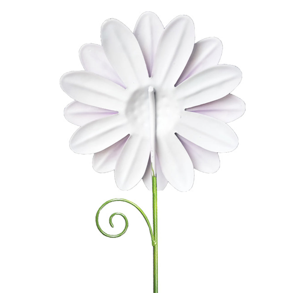 6Pcs Flower Shaped Garden Statues Metal Sculptures