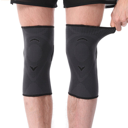 One Pair Sport Knee Brace Black L Size