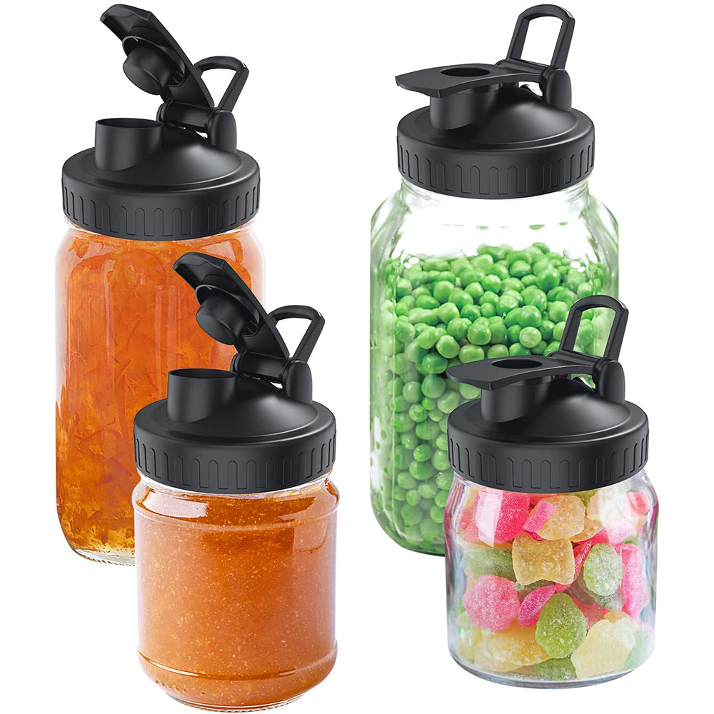 2Pcs Leak Proof Mason Jar Lids S Size