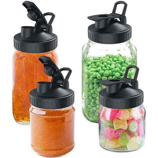2Pcs Leak Proof Mason Jar Lids S Size