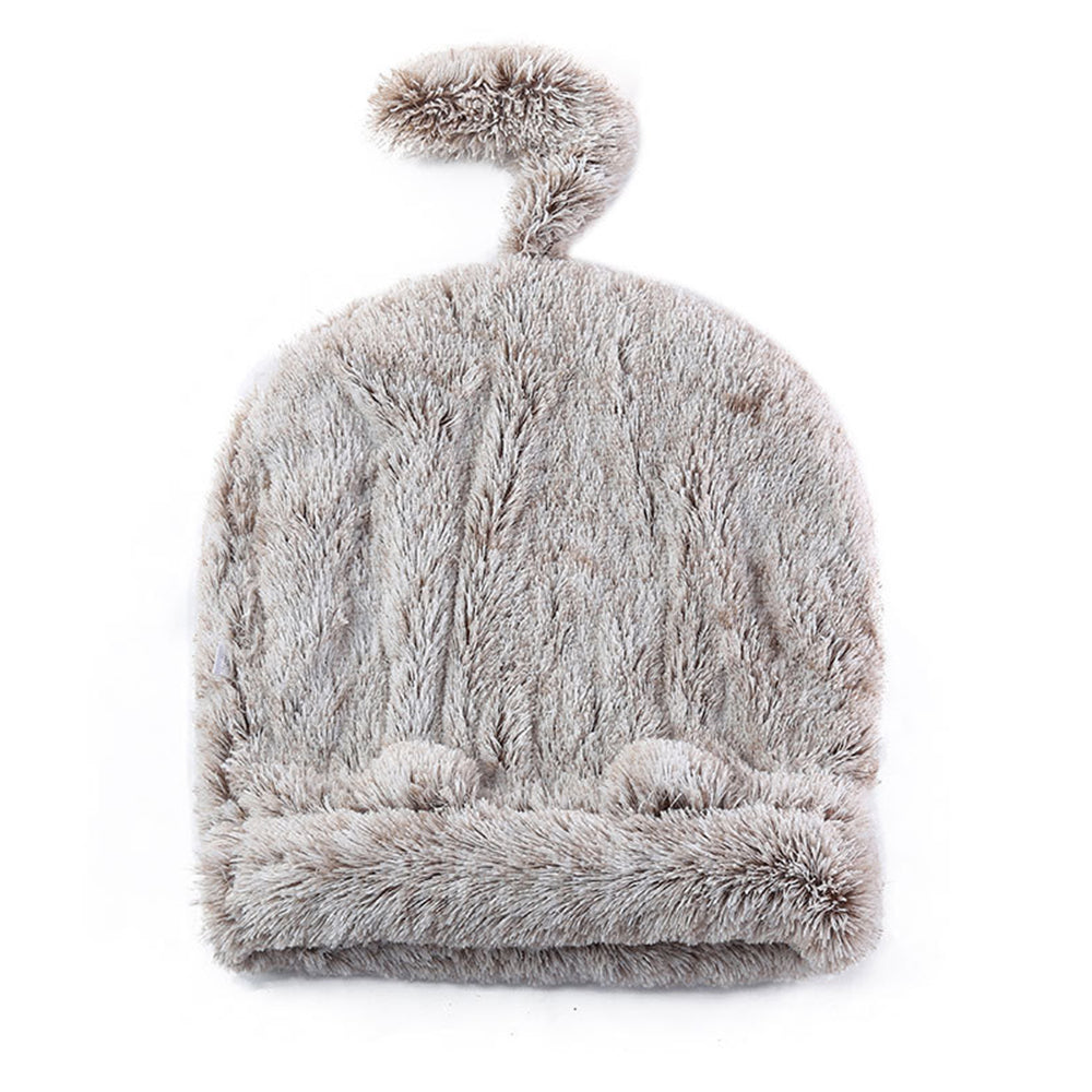 Winter Plush Pet Sleeping Bag Coffee