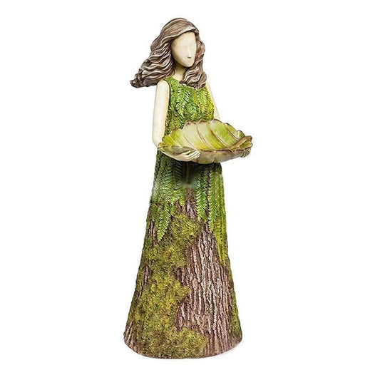 20cm Resin Statue Garden Bird Feeder