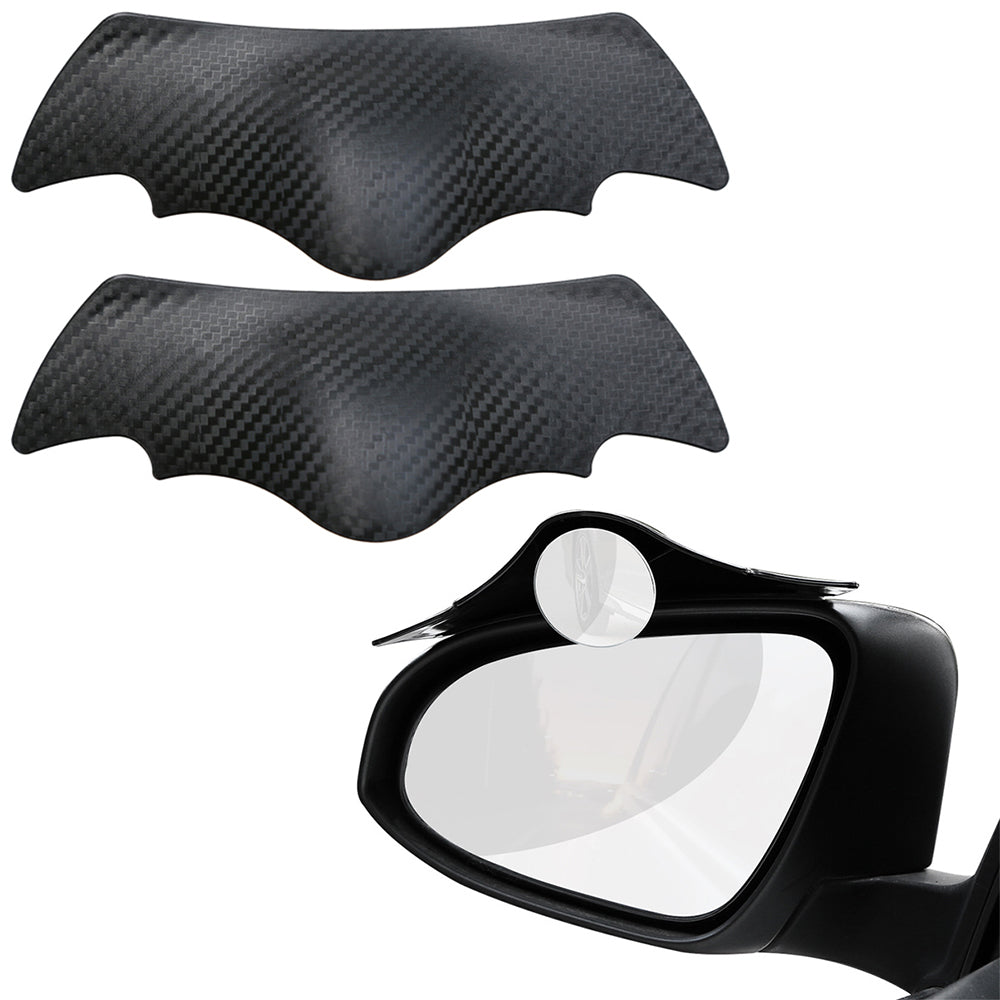 2Pcs Adjustable Blind Spot Car Mirror Rear View Mirrors Rain Visor