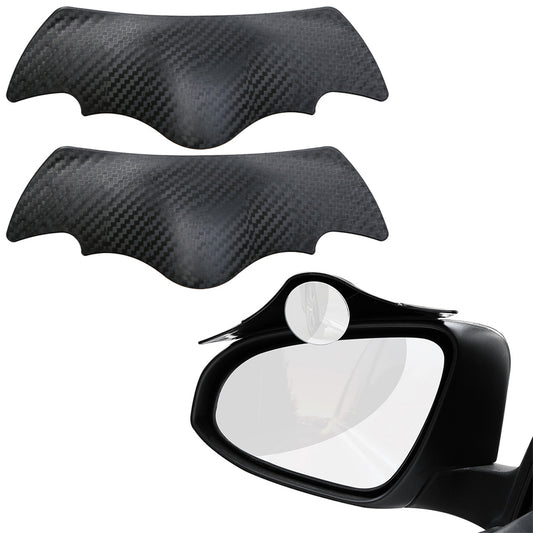 2Pcs Adjustable Blind Spot Car Mirror Rear View Mirrors Rain Visor