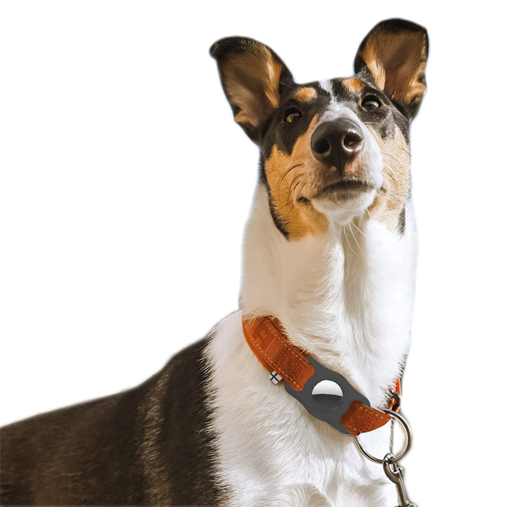 2X DIY Writable Protective Case Compatible with Airtag Tracker Black Navy Blue