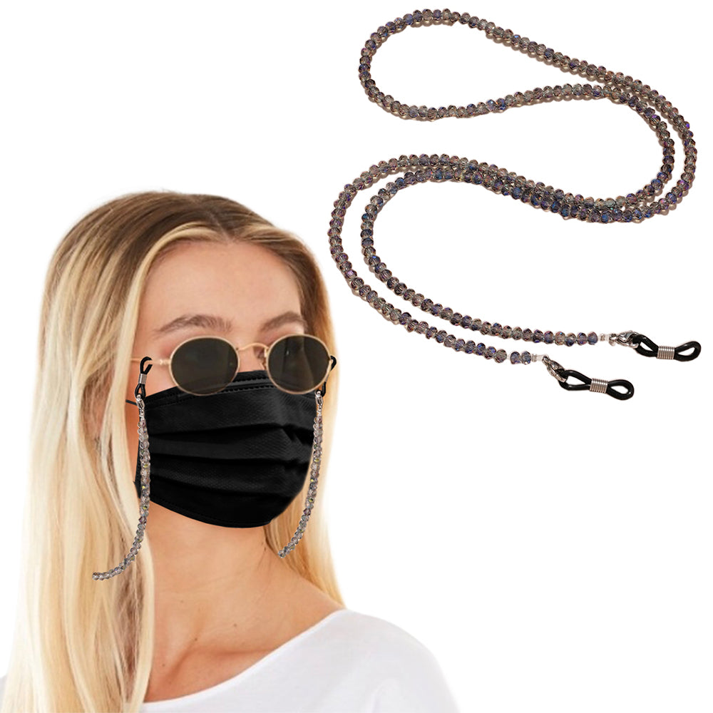 2X Mask Chain Sunglass Glasses Chains Green Purple