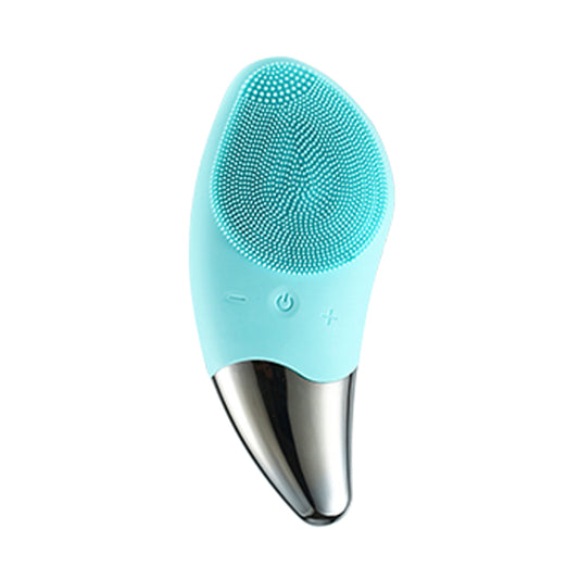 1X Ultrasonic Electric Silicone Face Cleansing Brush Green