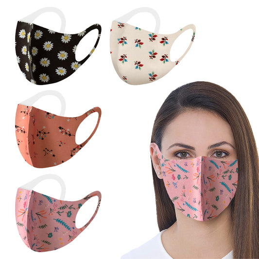 8Pcs Washable Printed Adult Face Mask