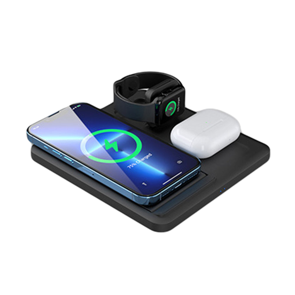 3 in 1 Qi Wireless Charger Fast Charging Dock Station for iPhone Apple Watch Airpods