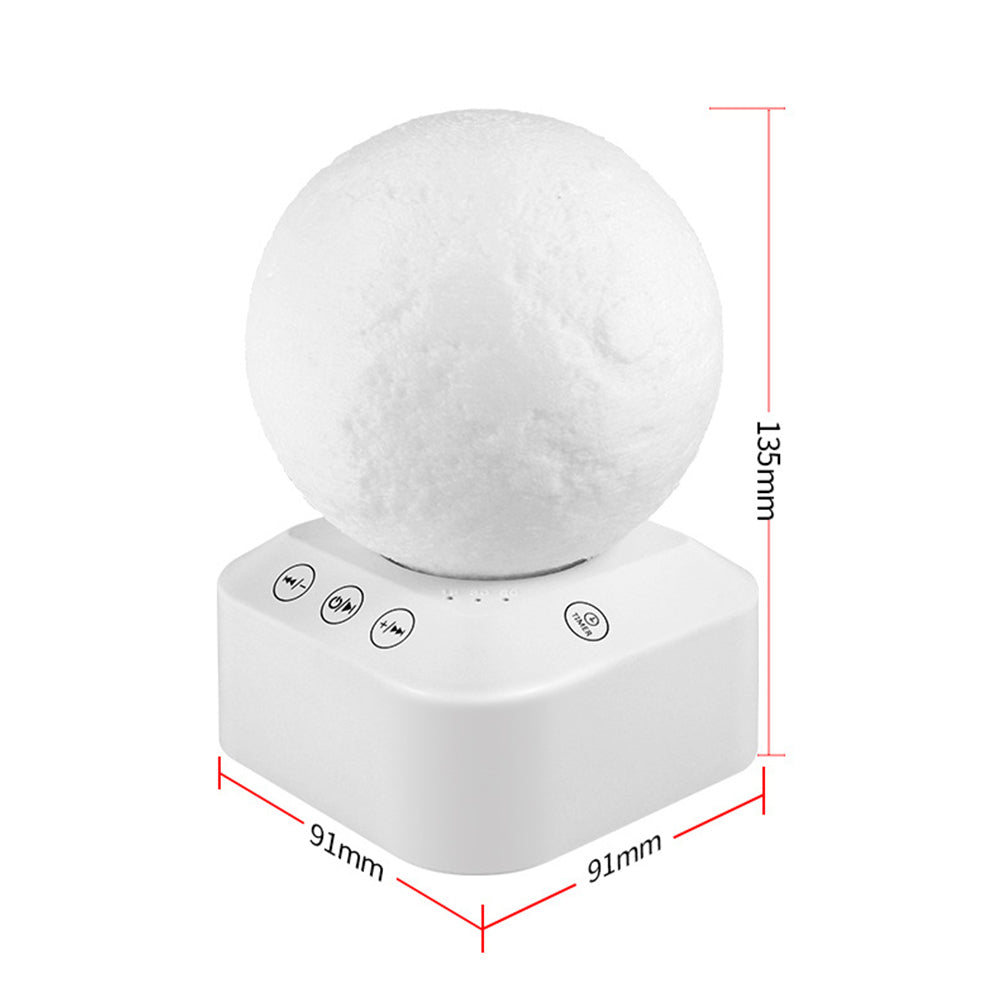 White Noise Machine Remote Control Moon Lamp Night Light