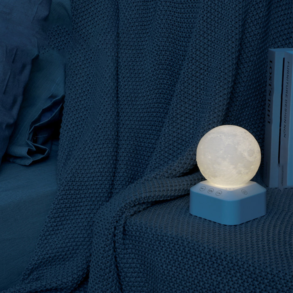 White Noise Machine Remote Control Moon Lamp Night Light