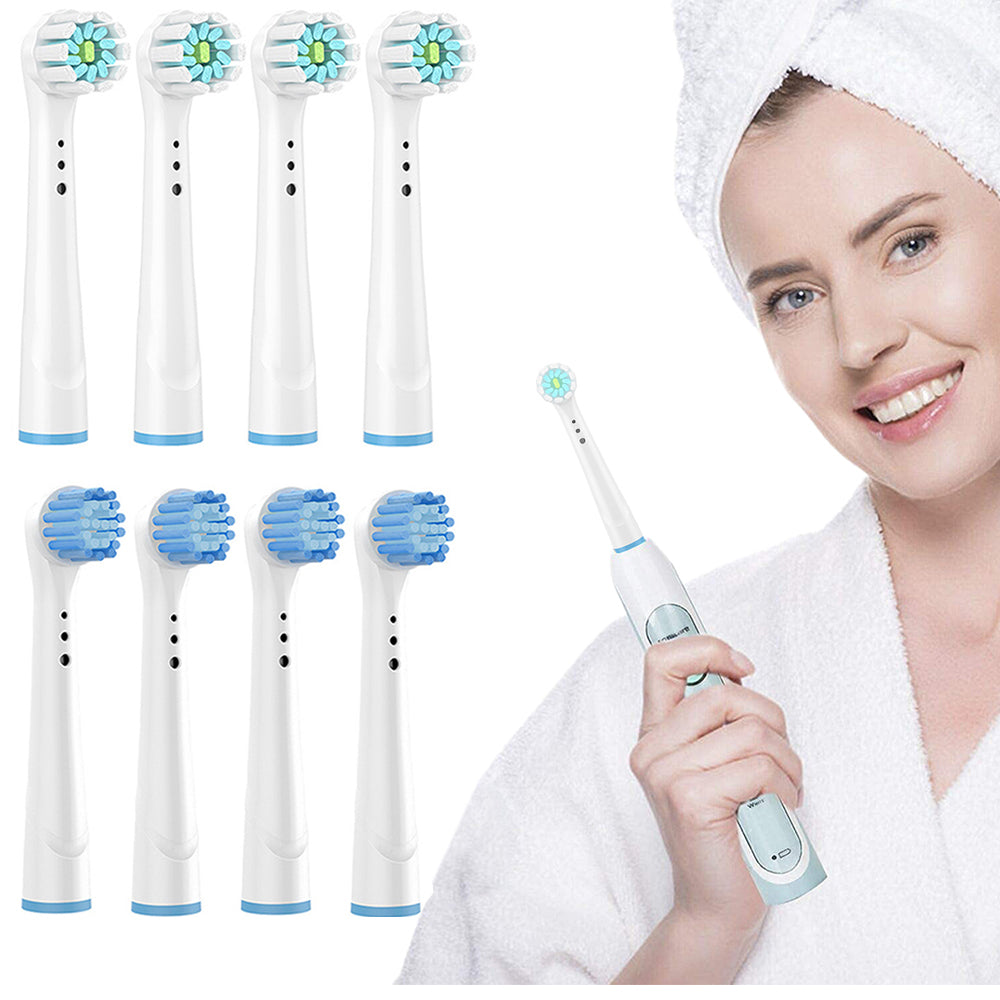 8Pcs Electric Toothbrush Replacement Heads Compatible with Oral B