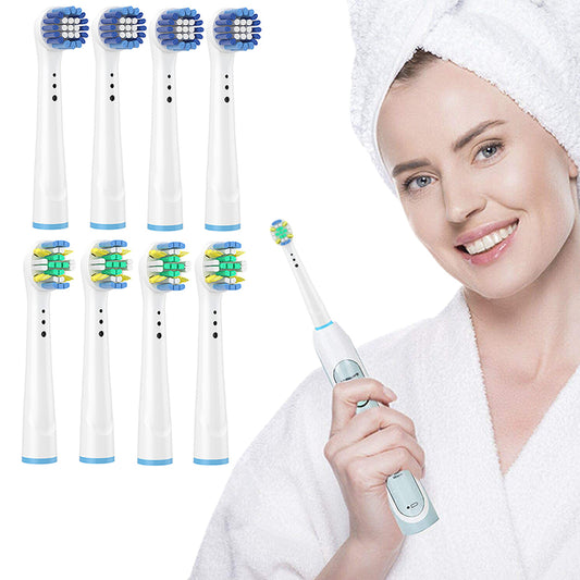 8Pcs Electric Toothbrush Replacement Heads Compatible with Oral B