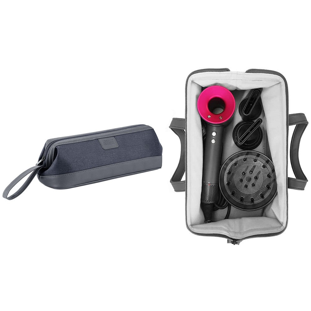 Portable Travel Storage Bag for Dyson Hair Dryer Dark Grey