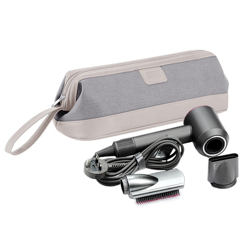 Portable Travel Storage Bag for Dyson Hair Dryer Light Grey