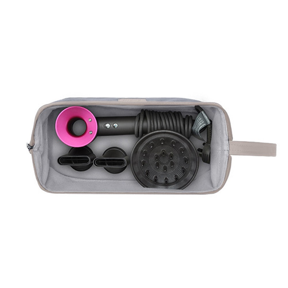 Portable Travel Storage Bag for Dyson Hair Dryer Light Grey