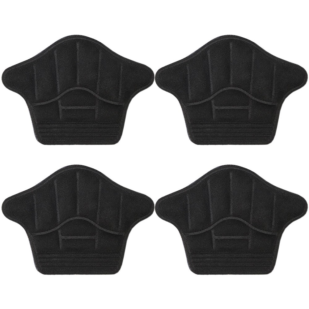 2 Pairs Anti Wear Heel Protection Pads Heel Liners Heel Inserts Insoles Black