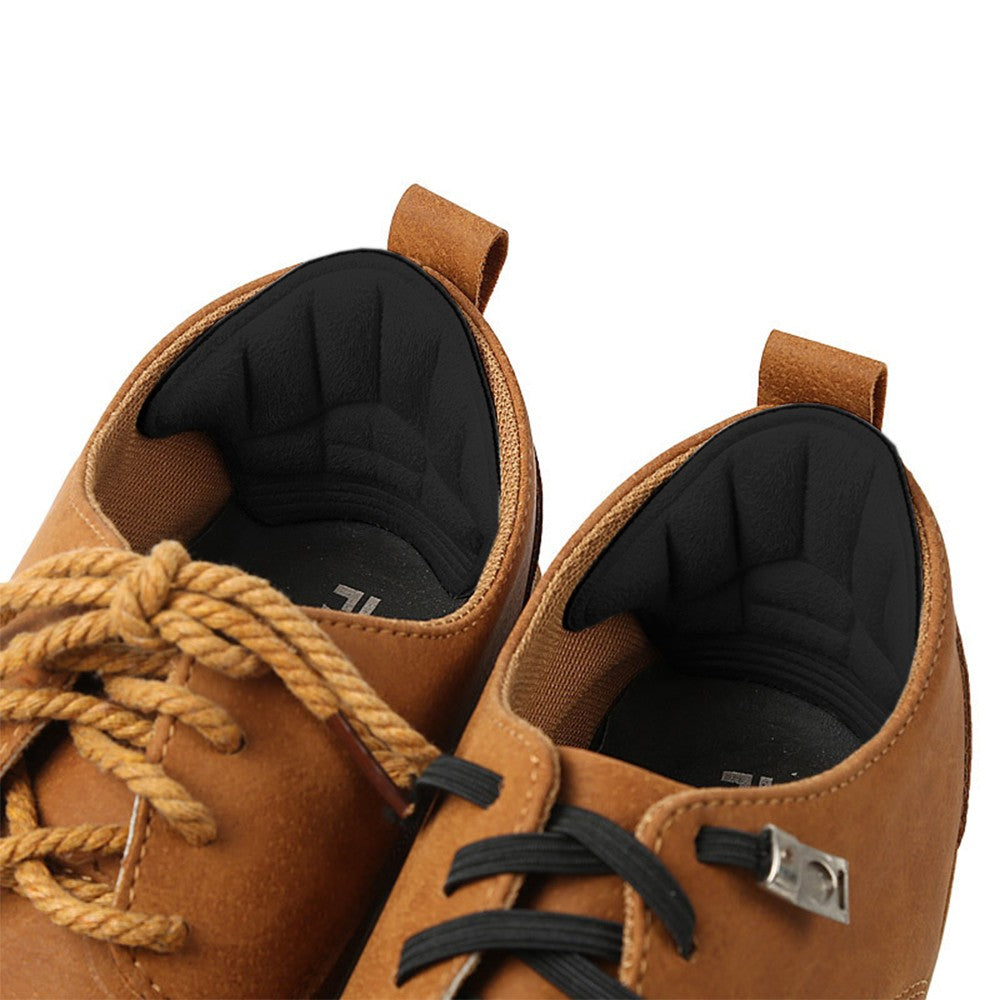 2 Pairs Anti Wear Heel Protection Pads Heel Liners Heel Inserts Insoles Black