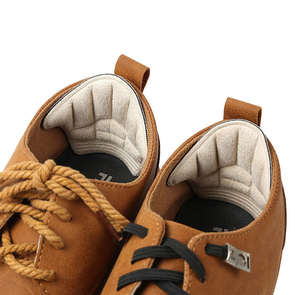 4 Pairs Anti Wear Heel Protection Pads Heel Liners Heel Inserts Insoles Apricot