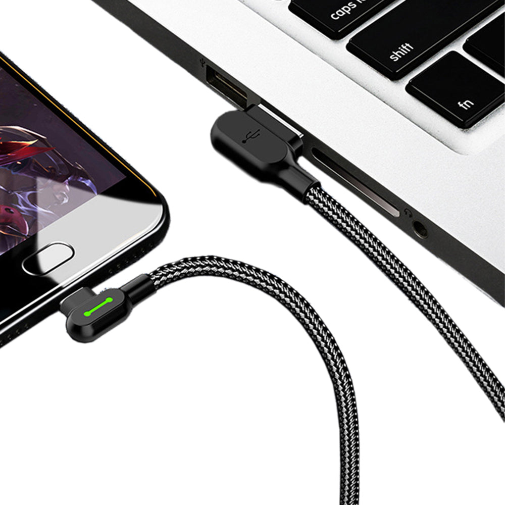 2X 3m USB to Type C or Micro Quick Charging Cable