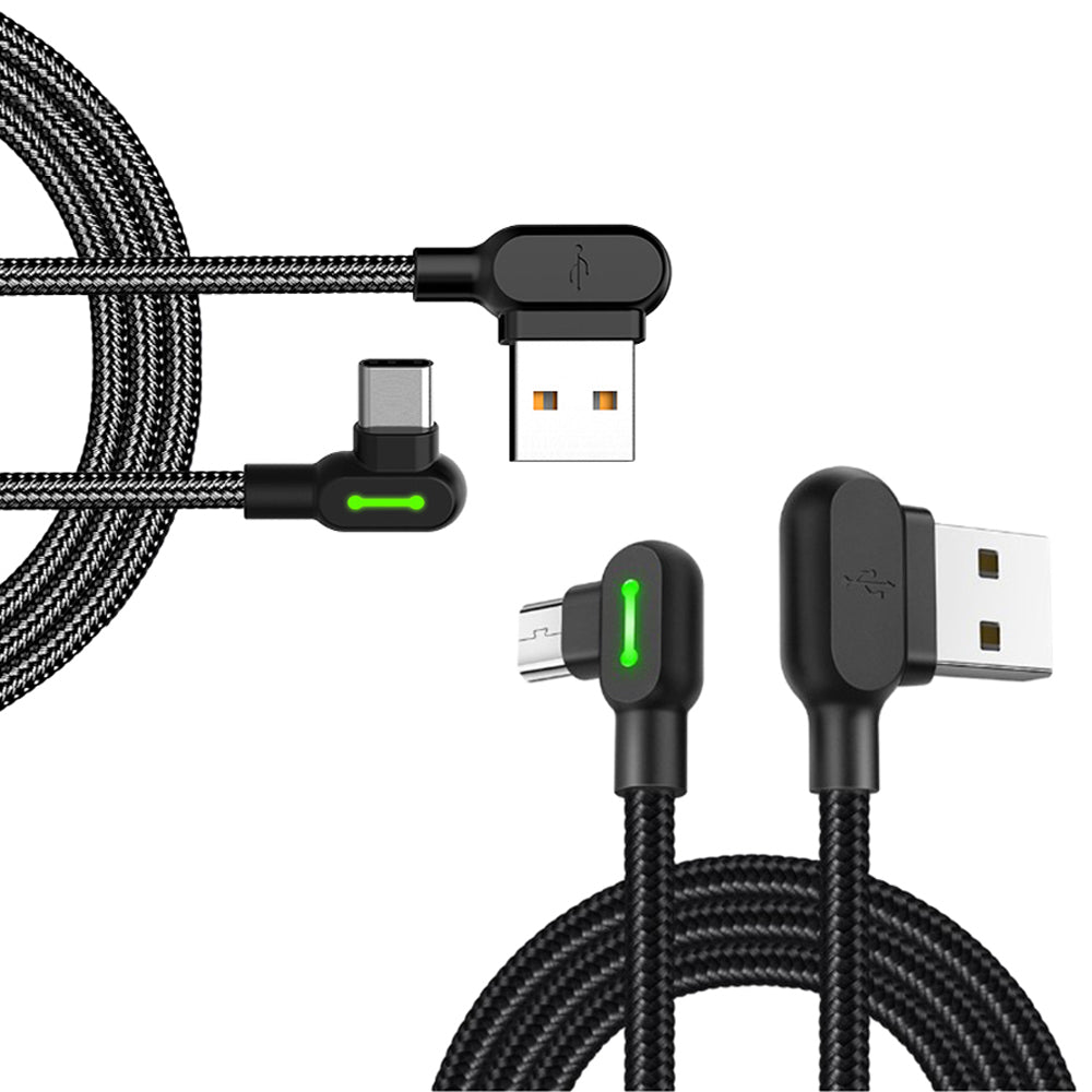 2X 1.8m USB to Type C or Micro Quick Charging Cable
