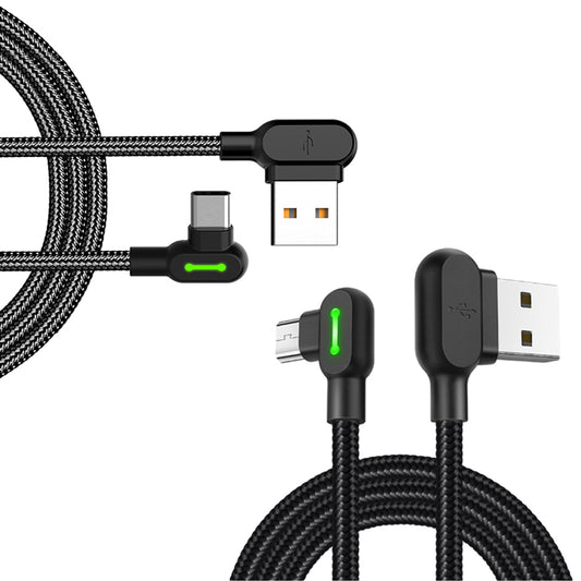 2X 3m USB to Type C or Micro Quick Charging Cable