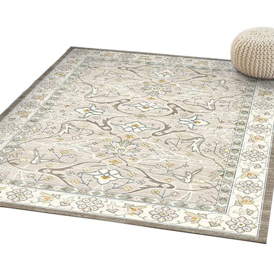 140x200cm Retro Persian Style Printed Rug Floor Carpet Floor Mat Home Decor Flower