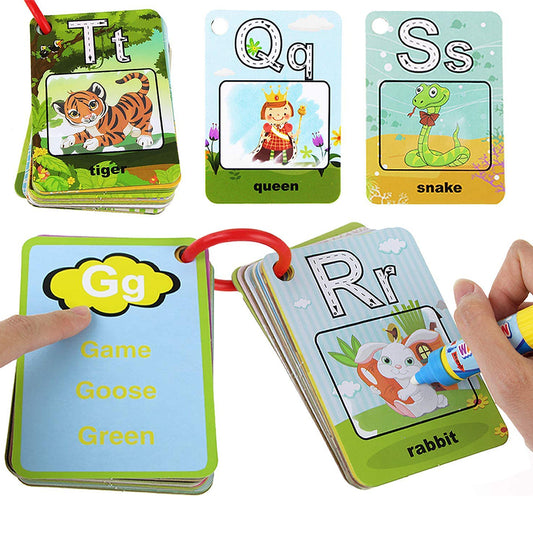 Reusable Magic Water Reveal Drawing Word Cards