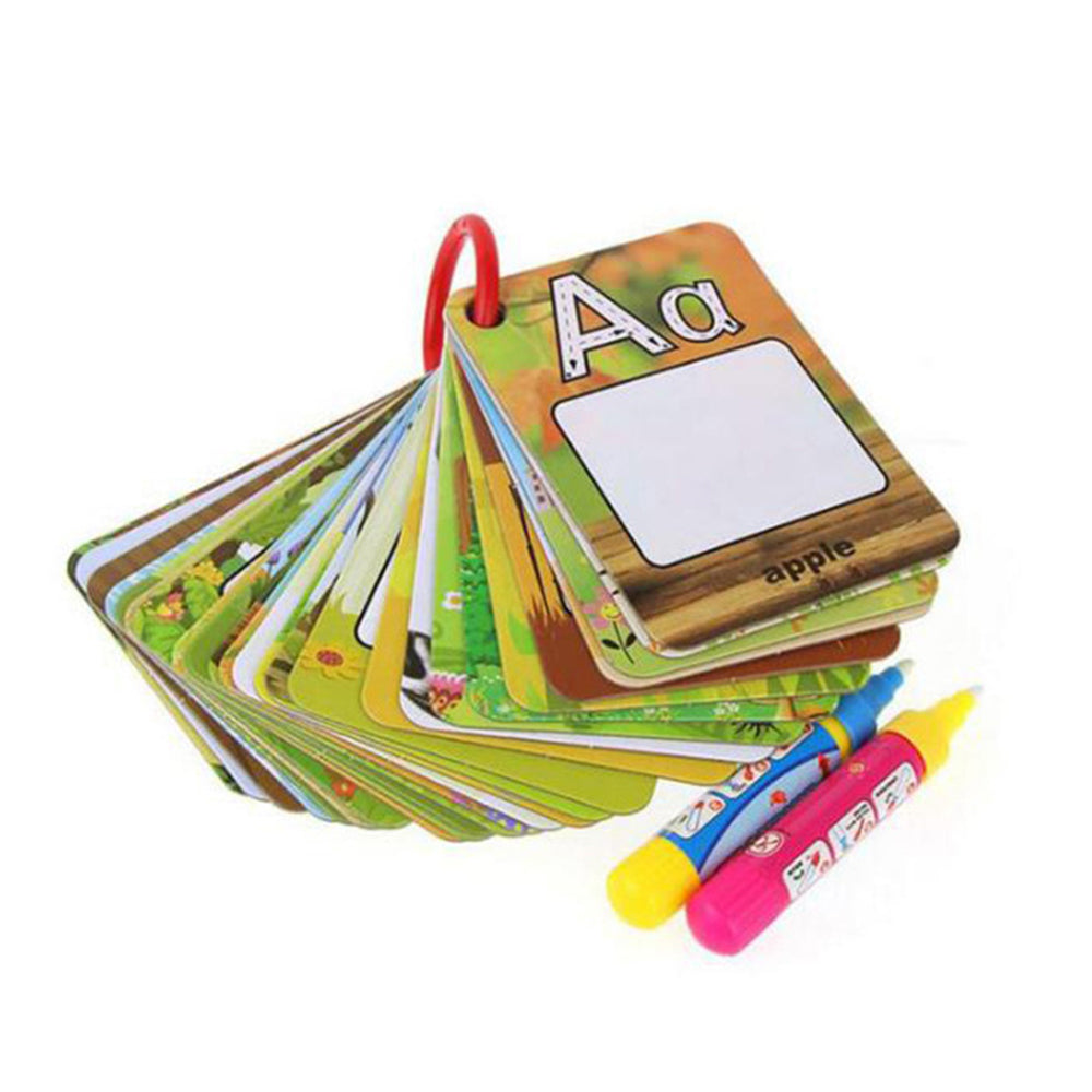 Reusable Magic Water Reveal Drawing Word Cards
