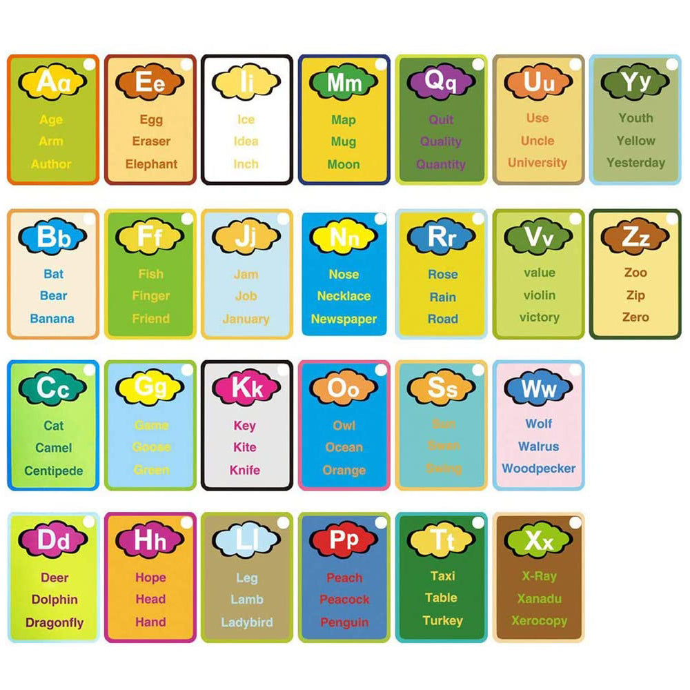 Reusable Magic Water Reveal Drawing Word Cards