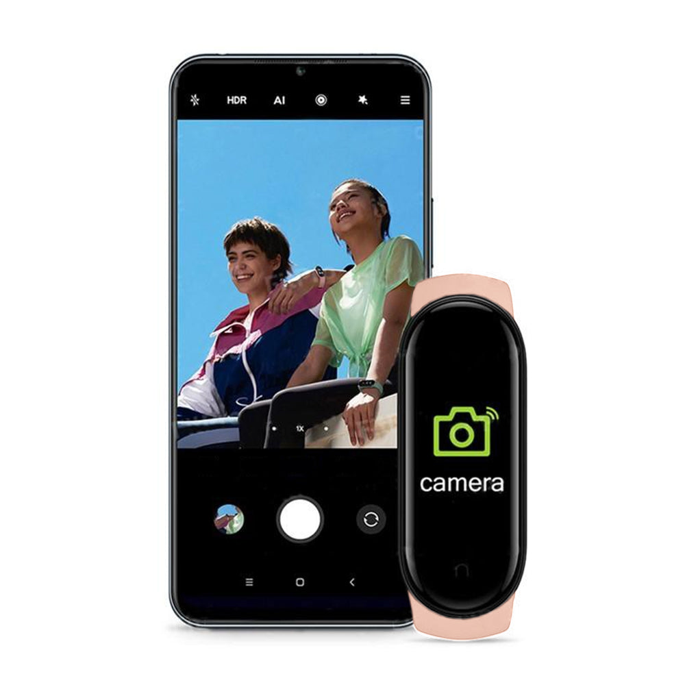 Bluetooth Smart Bracelet Fitness Tracker Pink