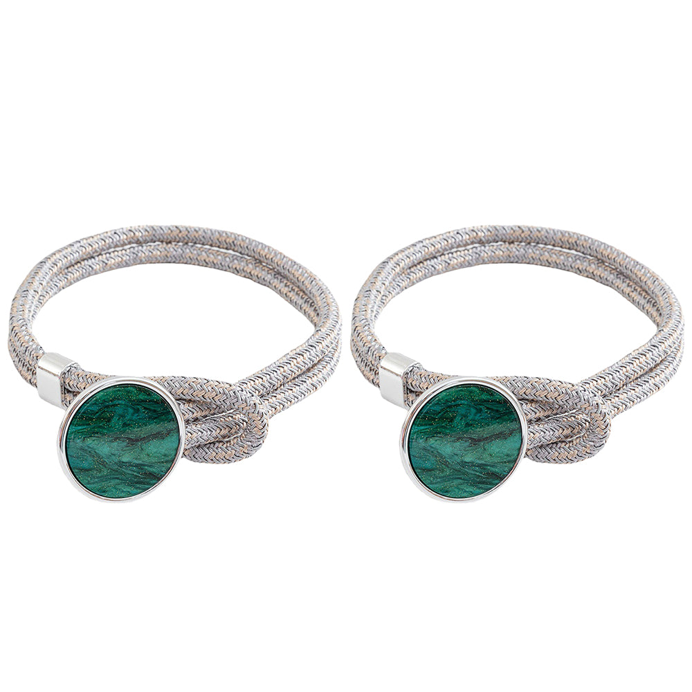 2 Pairs Curtain Tiebacks Curtain Holdbacks Coffee Green