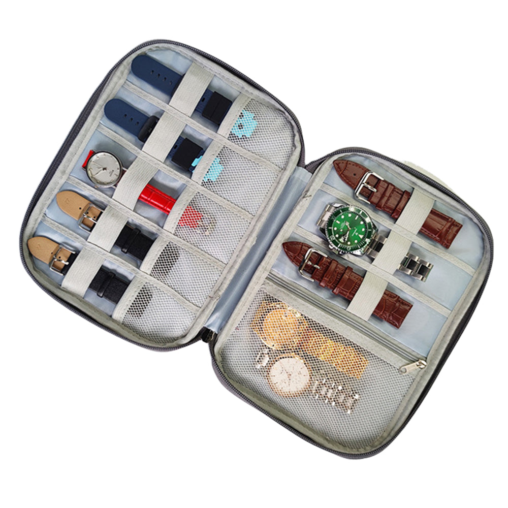 2X Watch Band Storage Case Travel Bag